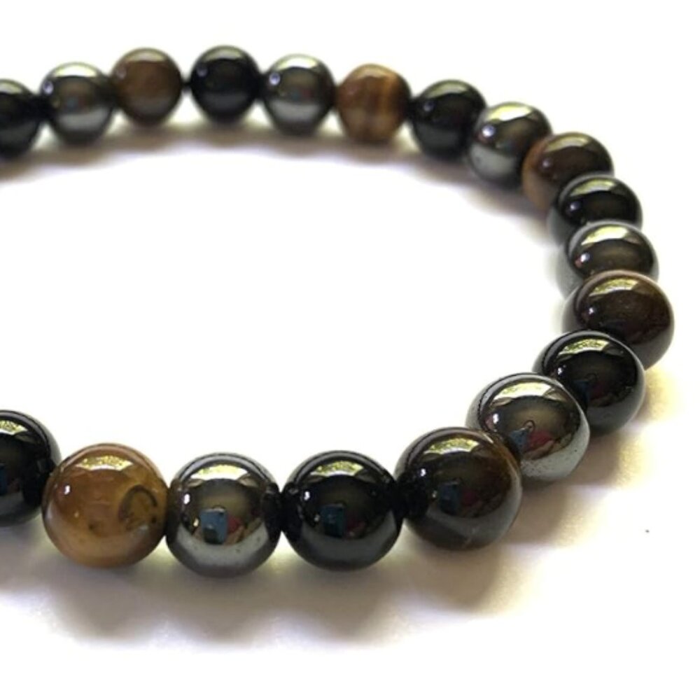 NEW Crystal Bracelet- Tiger Eye, Onyx, Hematite
